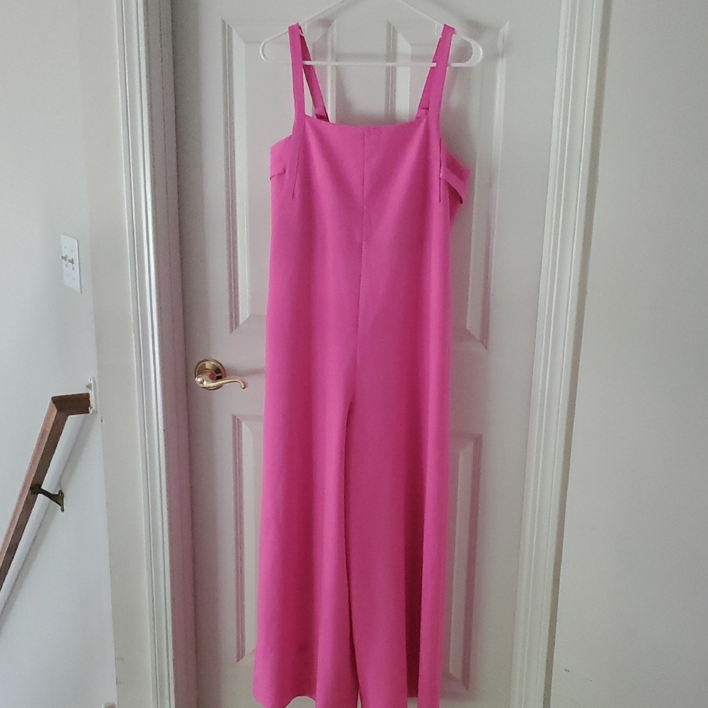 Adam Lippes RTR Vibrant Pink Jumpsuit Size 6